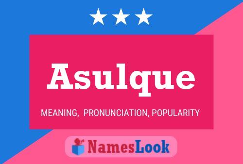 ملصق اسم Asulque