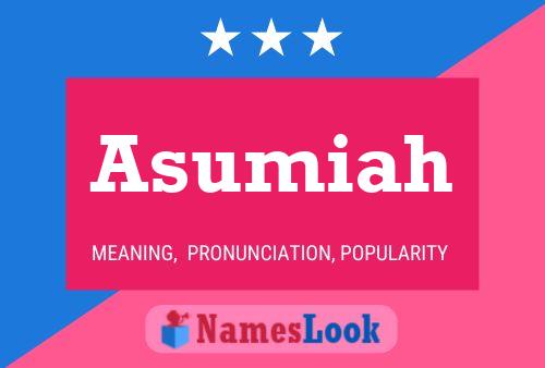 ملصق اسم Asumiah