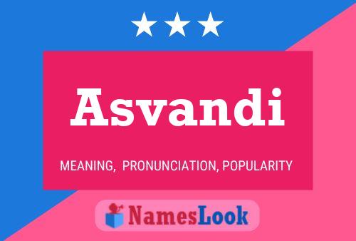 ملصق اسم Asvandi