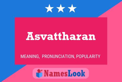 ملصق اسم Asvattharan