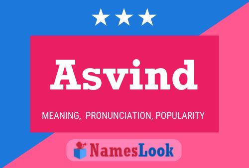 ملصق اسم Asvind