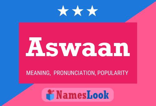 ملصق اسم Aswaan