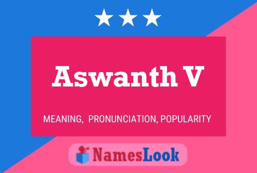 ملصق اسم Aswanth V