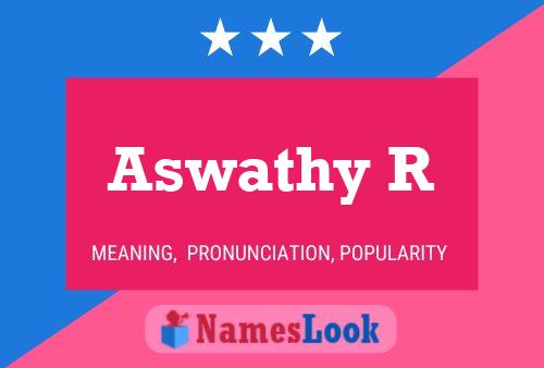 ملصق اسم Aswathy R