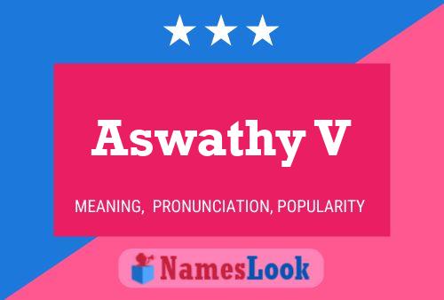 ملصق اسم Aswathy V