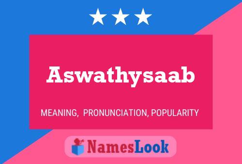 ملصق اسم Aswathysaab