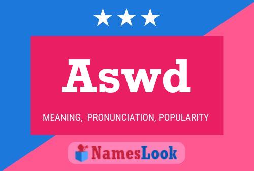 ملصق اسم Aswd