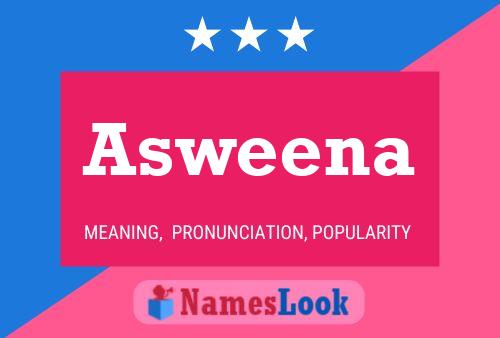 ملصق اسم Asweena