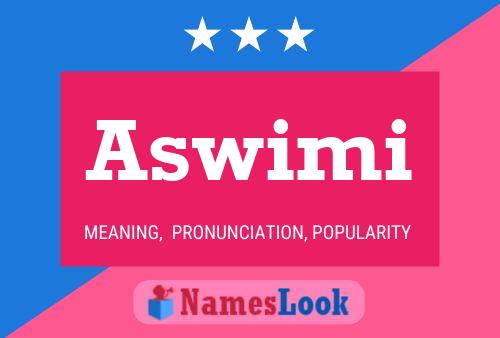 ملصق اسم Aswimi