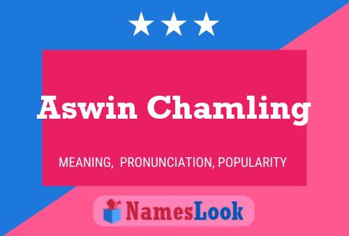 ملصق اسم Aswin Chamling