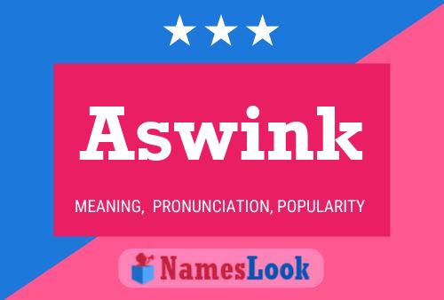 ملصق اسم Aswink