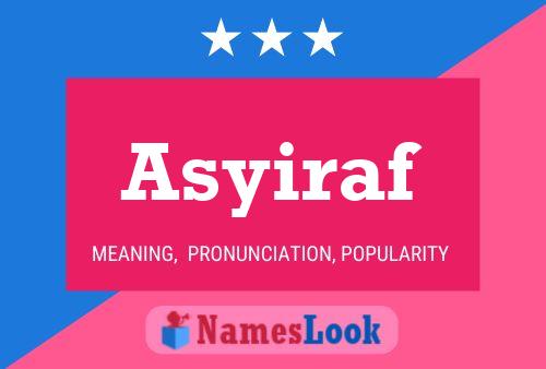 ملصق اسم Asyiraf