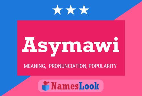 ملصق اسم Asymawi