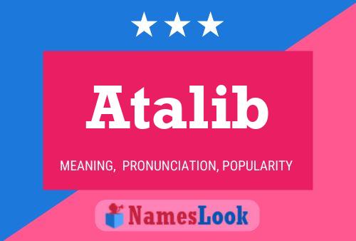 ملصق اسم Atalib