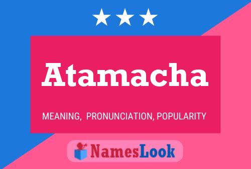 ملصق اسم Atamacha