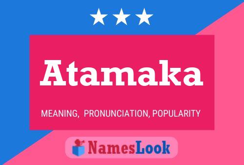 ملصق اسم Atamaka