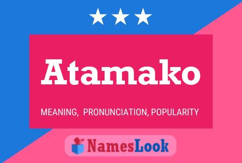 ملصق اسم Atamako