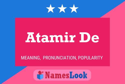 ملصق اسم Atamir De