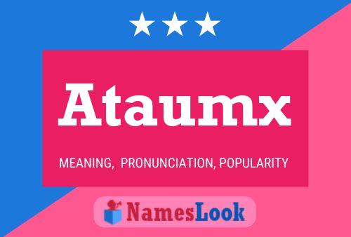 ملصق اسم Ataumx