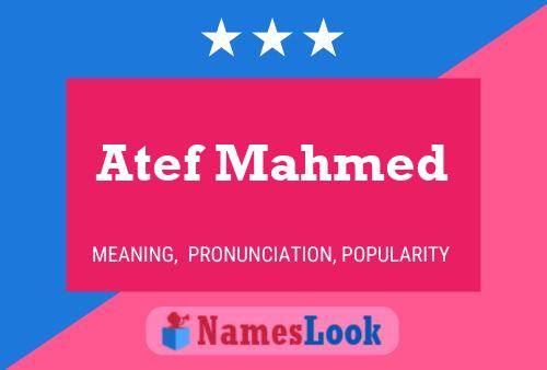 ملصق اسم Atef Mahmed