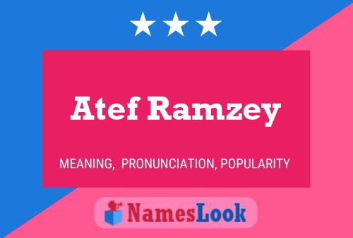 ملصق اسم Atef Ramzey