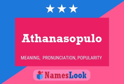 ملصق اسم Athanasopulo