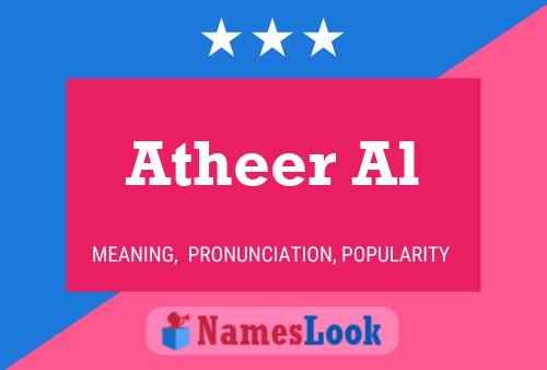 ملصق اسم Atheer Al