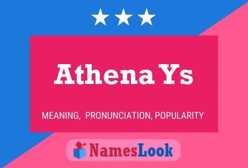 ملصق اسم Athena Ys