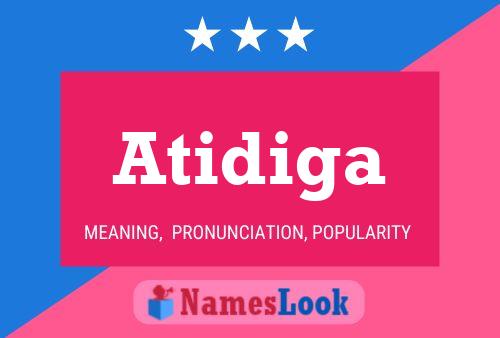 ملصق اسم Atidiga