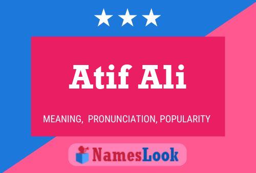 ملصق اسم Atif Ali