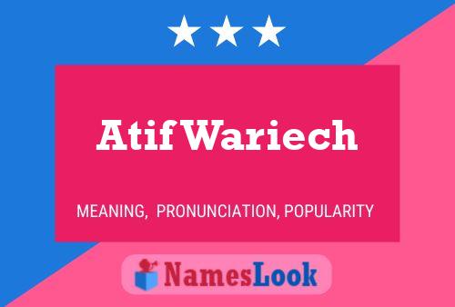 ملصق اسم Atif Wariech