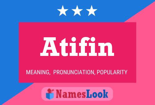 ملصق اسم Atifin