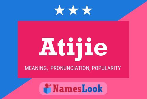 ملصق اسم Atijie