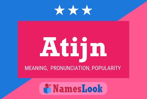 ملصق اسم Atijn