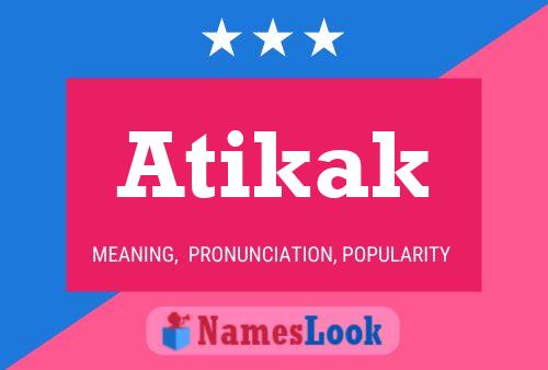 ملصق اسم Atikak