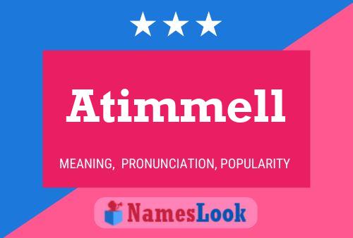 ملصق اسم Atimmell