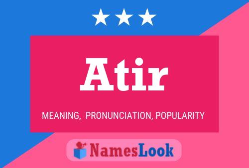 ملصق اسم Atir