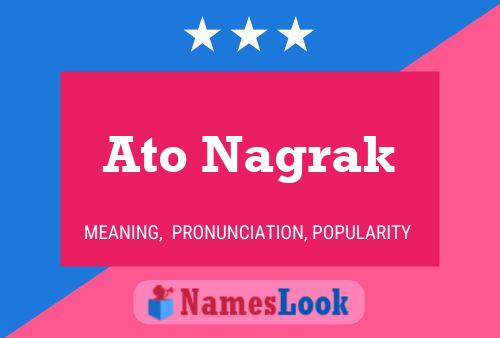 ملصق اسم Ato Nagrak