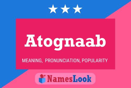 ملصق اسم Atognaab