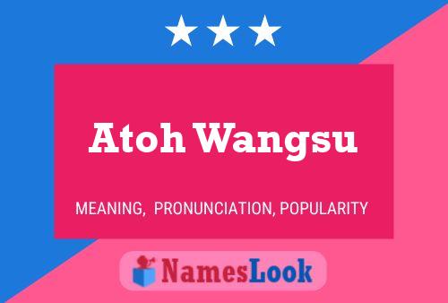 ملصق اسم Atoh Wangsu