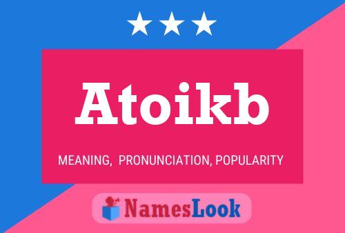 ملصق اسم Atoikb