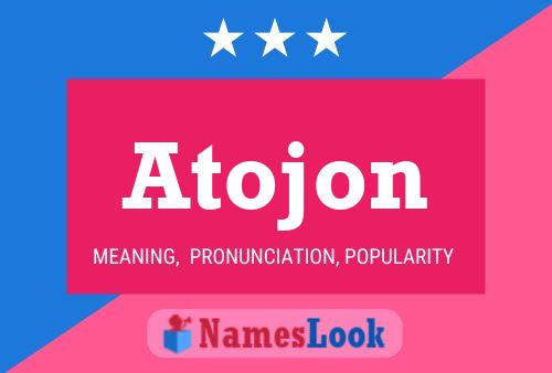 ملصق اسم Atojon