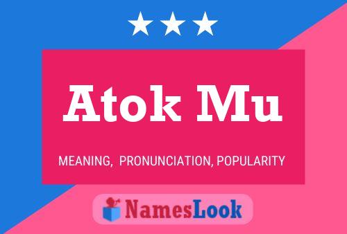 ملصق اسم Atok Mu