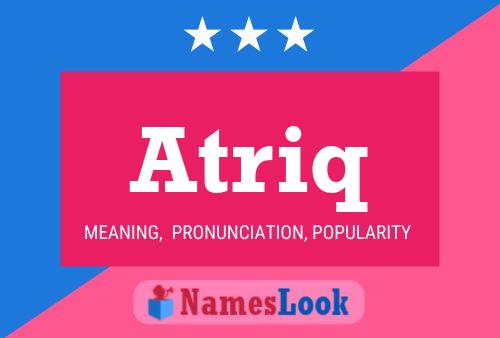 ملصق اسم Atriq