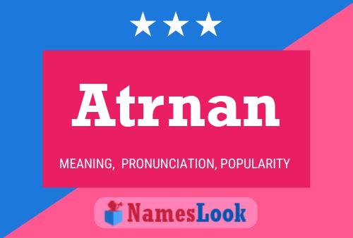 ملصق اسم Atrnan