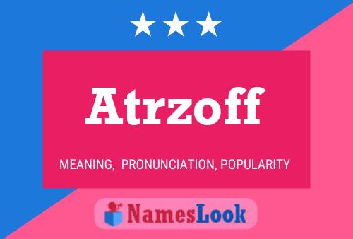 ملصق اسم Atrzoff