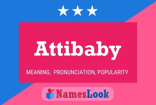 ملصق اسم Attibaby