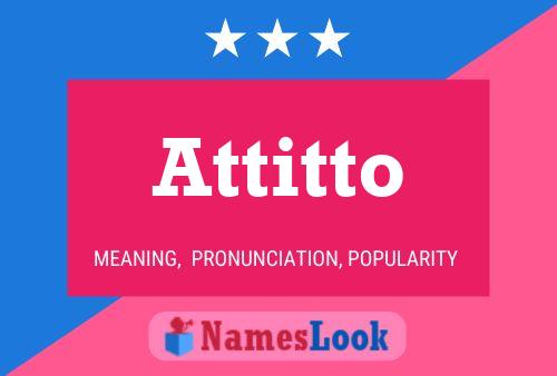 ملصق اسم Attitto