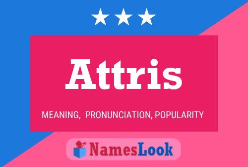 ملصق اسم Attris