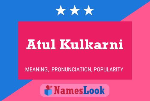 ملصق اسم Atul Kulkarni